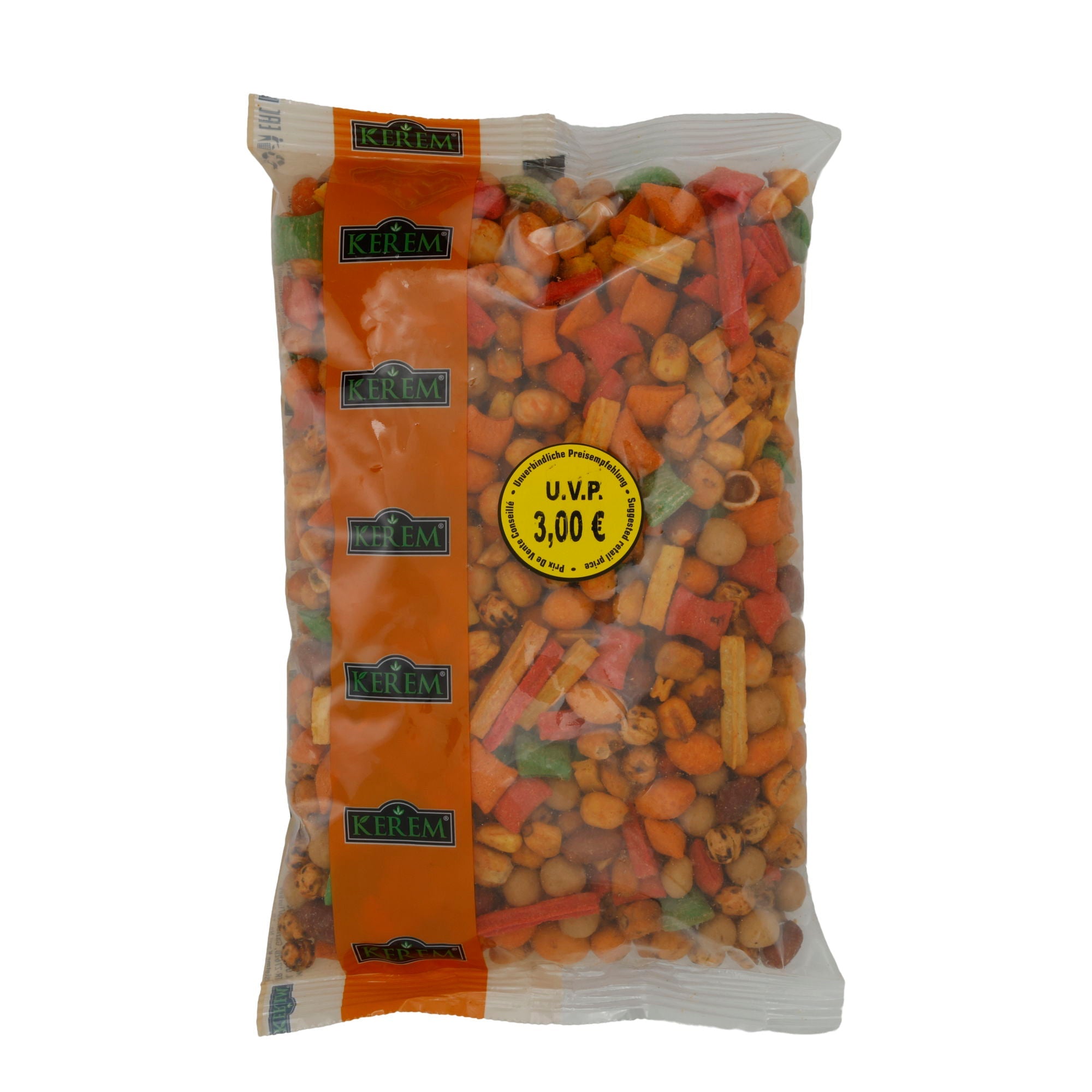 Chips Mix Kerem | Knuspriger Snack-Mix | Aus Kichererbsen, Gemüse und anderen Zutaten | 400 g KEREM